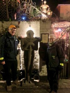 On evening duty in Guildford