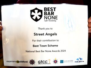 Street Angels Partnership with Best Bar None